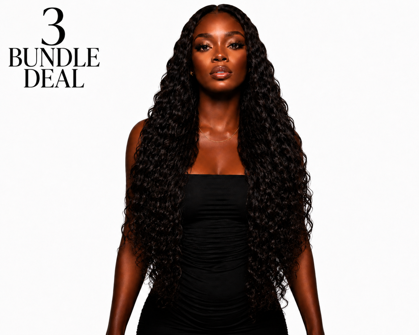 Raw Indian Natural Black Curly Bundle Deals