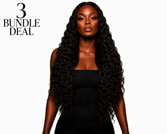 Raw Indian Natural Black Curly Bundle Deals