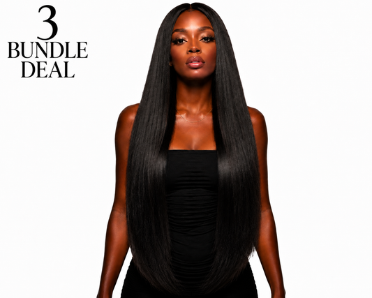 Raw Indian Natural Black Straight Bundle Deals